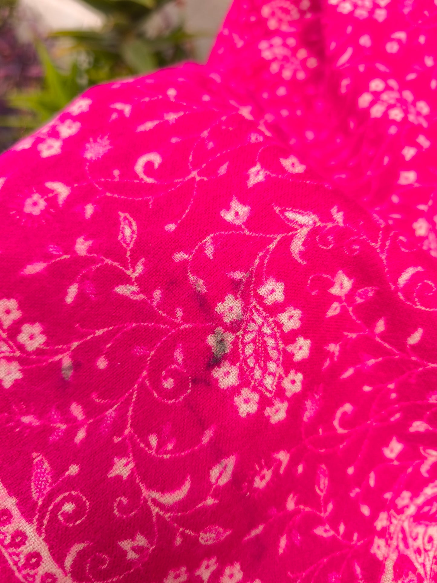 Scialle sciarpa stola Pashmina coperta lana di Yak calda Tibet 70B Difettato