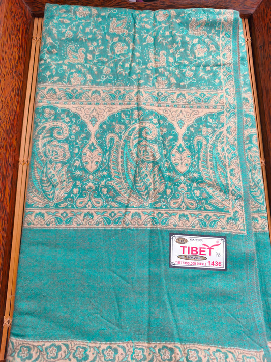 Scialle sciarpa stola Pashmina coperta lana di Yak calda Tibet 78B