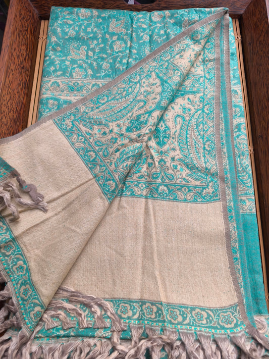 Scialle sciarpa stola Pashmina coperta lana di Yak calda Tibet 78B