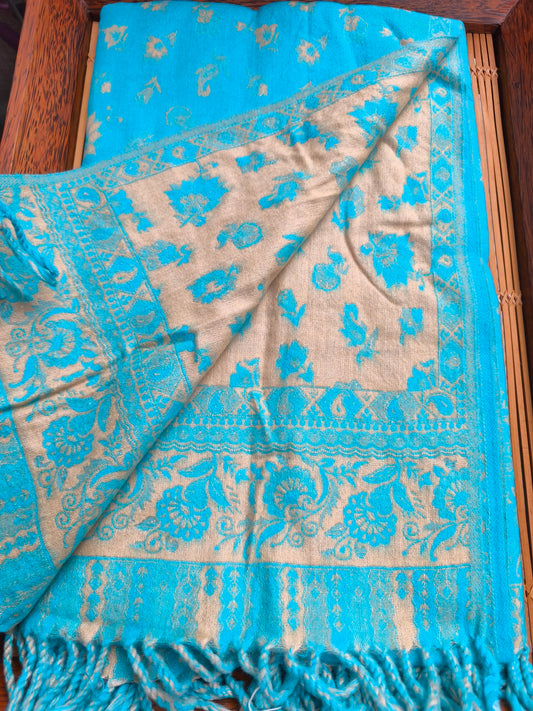 Scialle sciarpa stola Pashmina coperta lana di Yak calda Tibet 81B