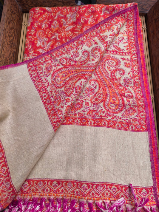 Scialle sciarpa stola Pashmina coperta lana di Yak calda Tibet 82B