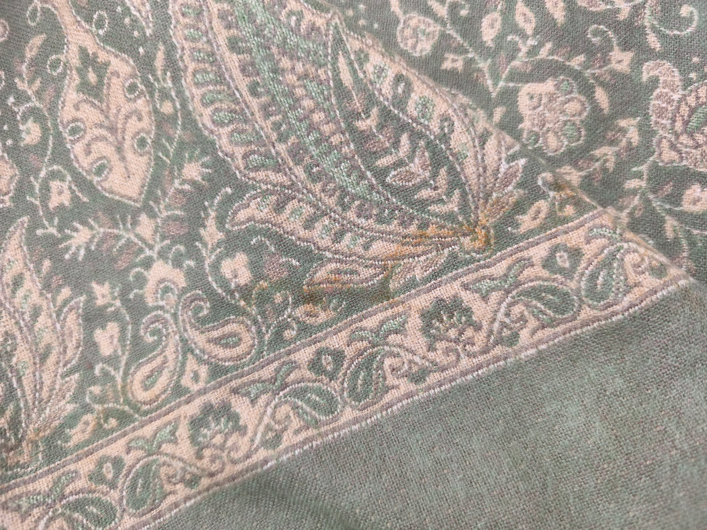 Scialle sciarpa stola Pashmina coperta lana di Yak calda Tibet 83B Difettato