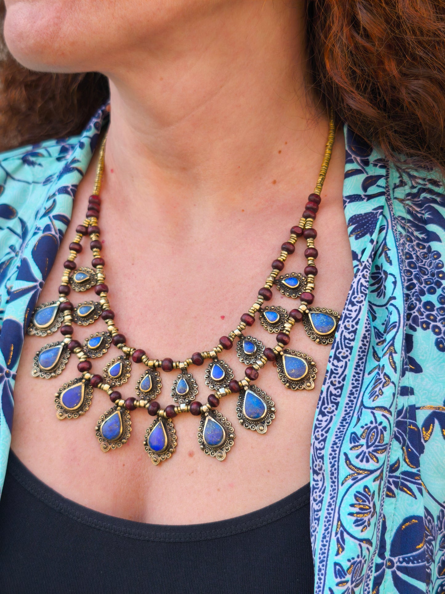 Collana vintage Lapislazzuli