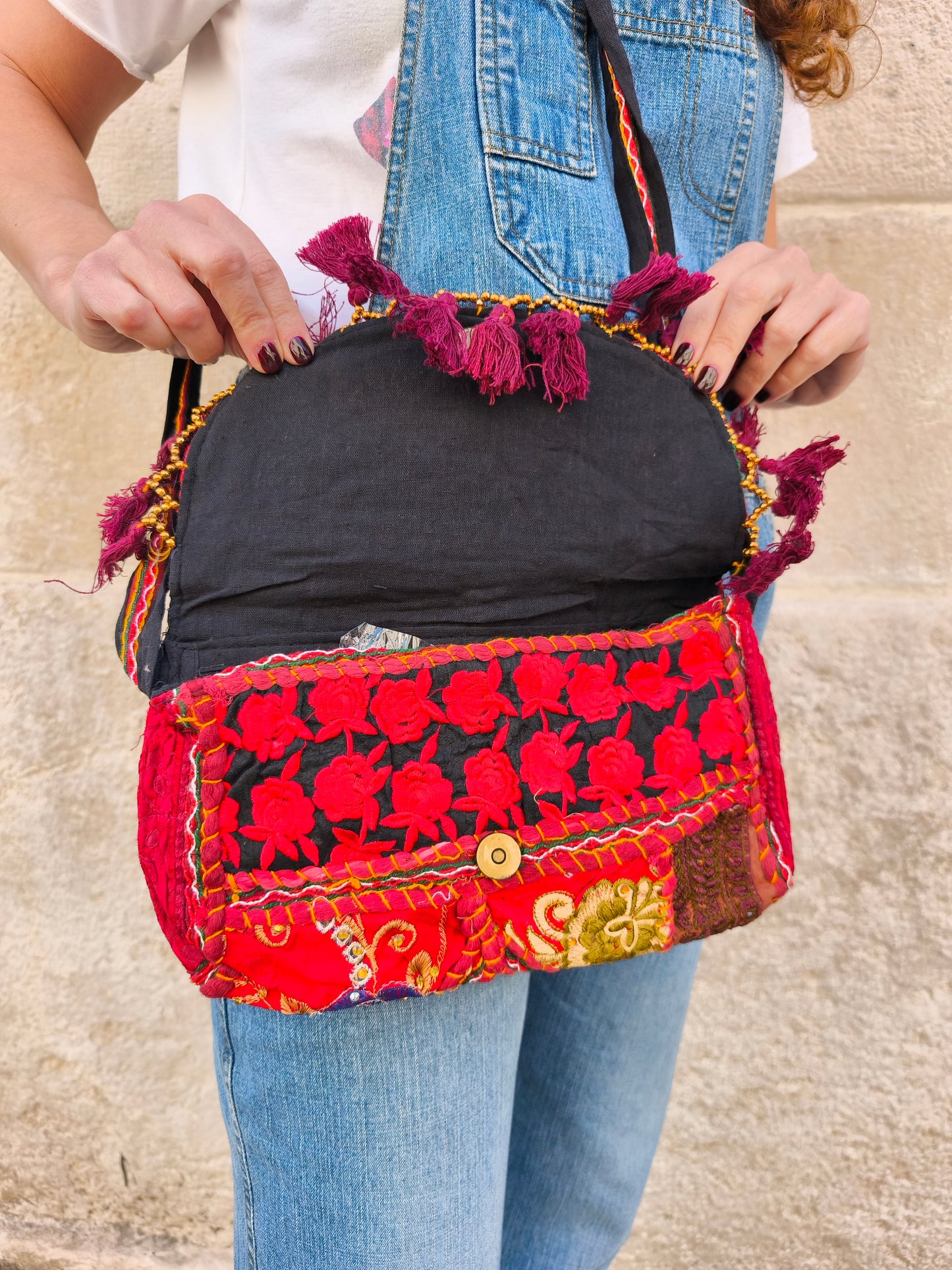 Borsa pochette fatta a mano India