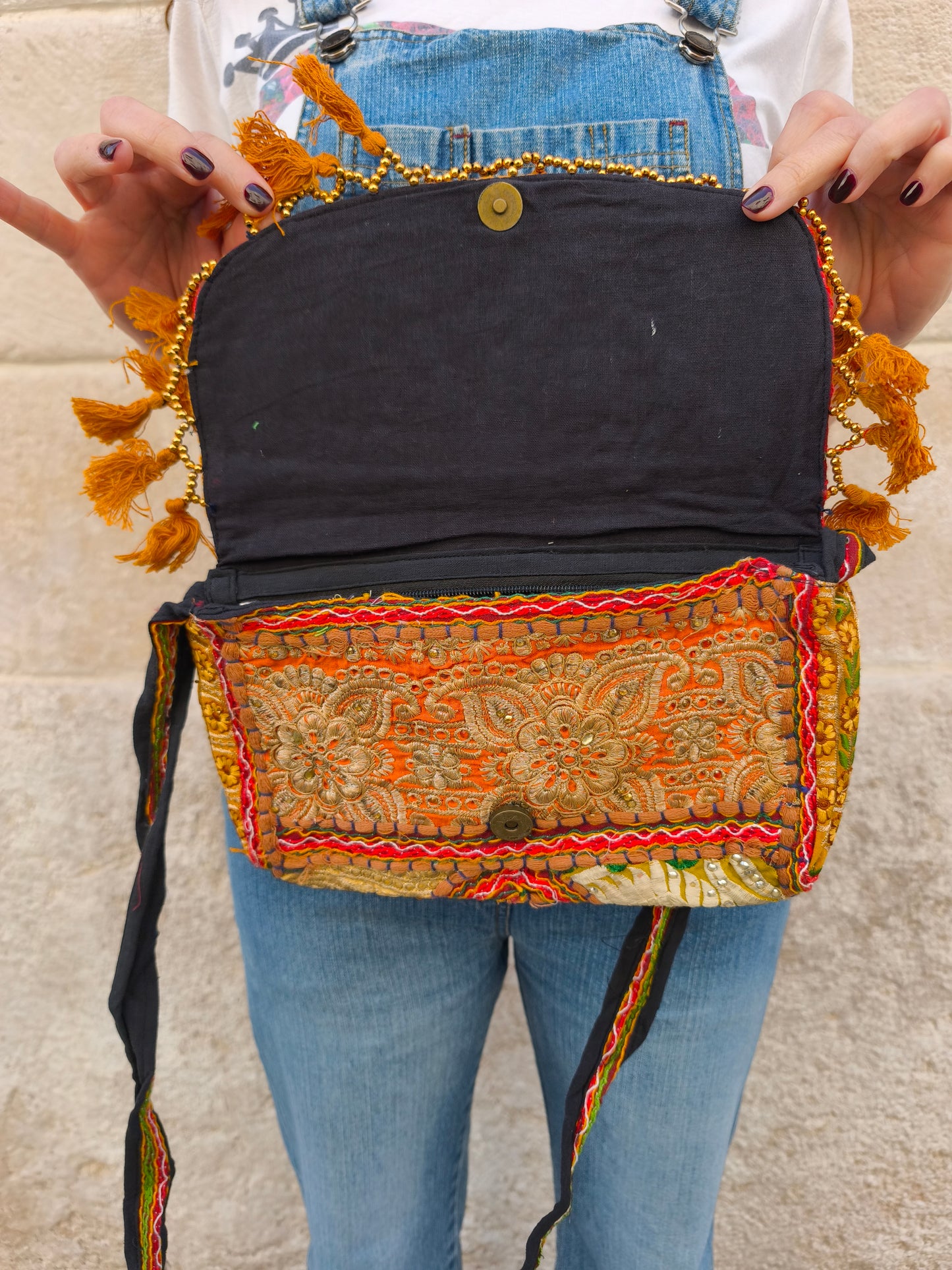 Borsa pochette fatta a mano India