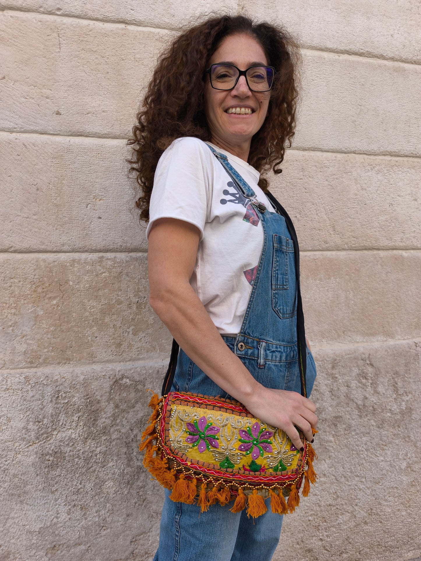 Borsa pochette fatta a mano India