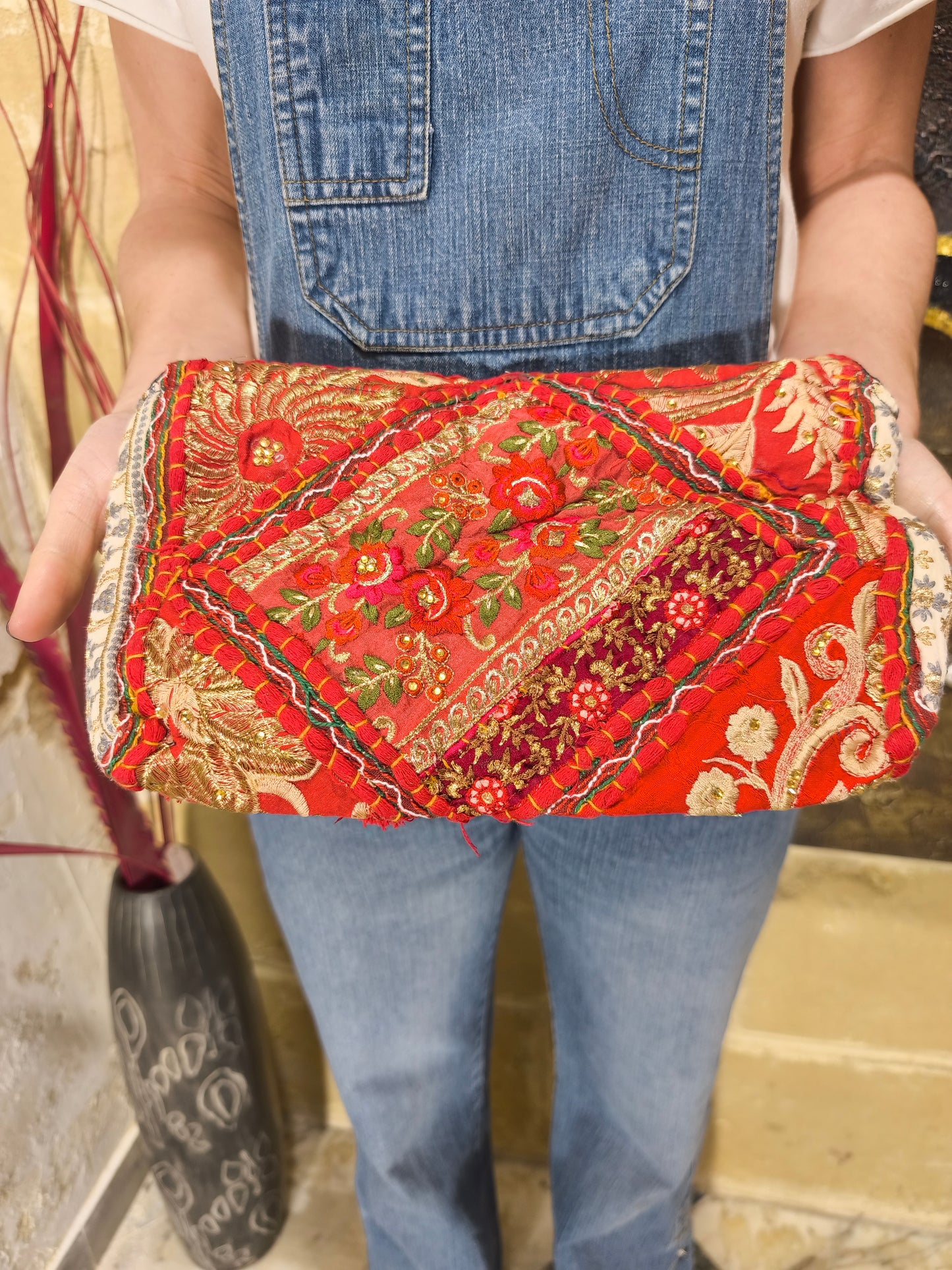 Borsa pochette fatta a mano India