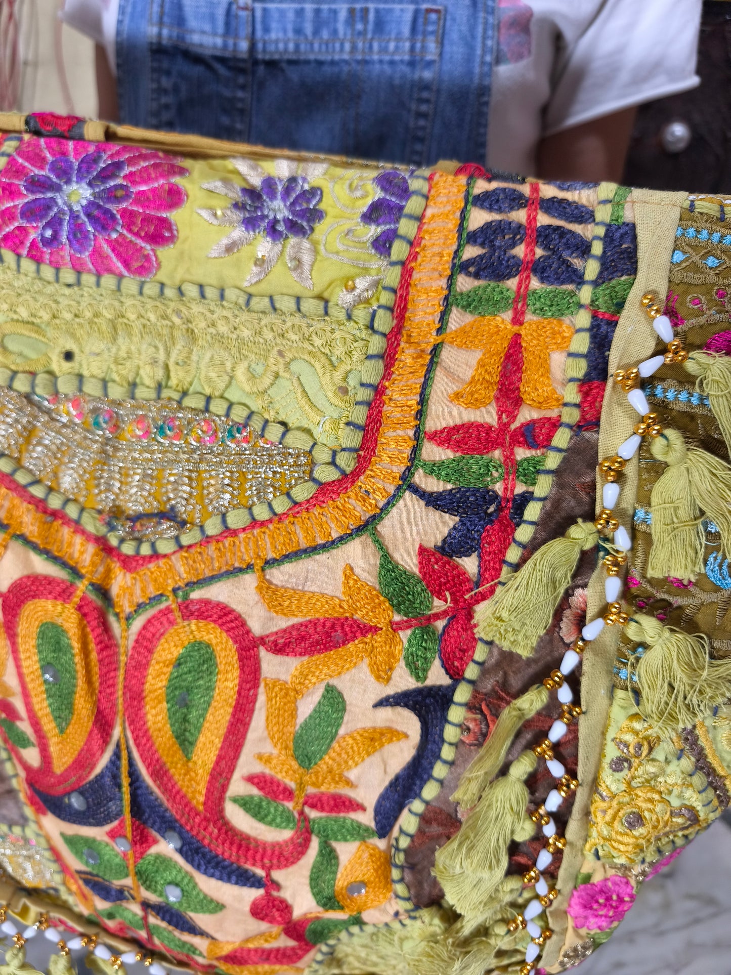 Borsa patchwork fatta a mano India