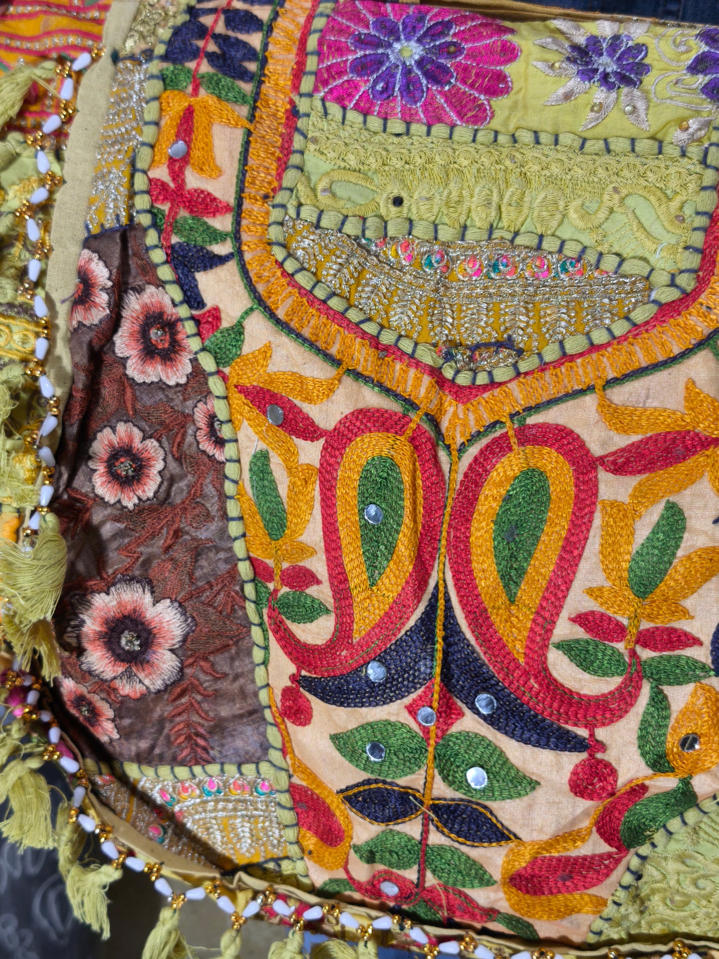 Borsa patchwork fatta a mano India