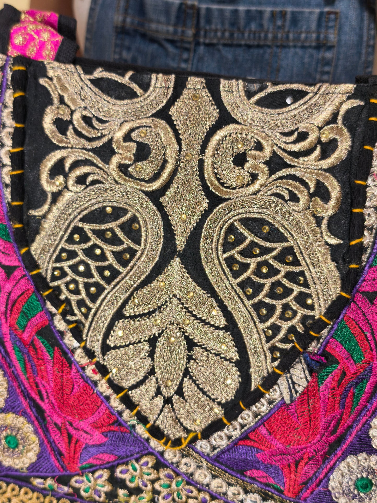 Borsa patchwork fatta a mano India