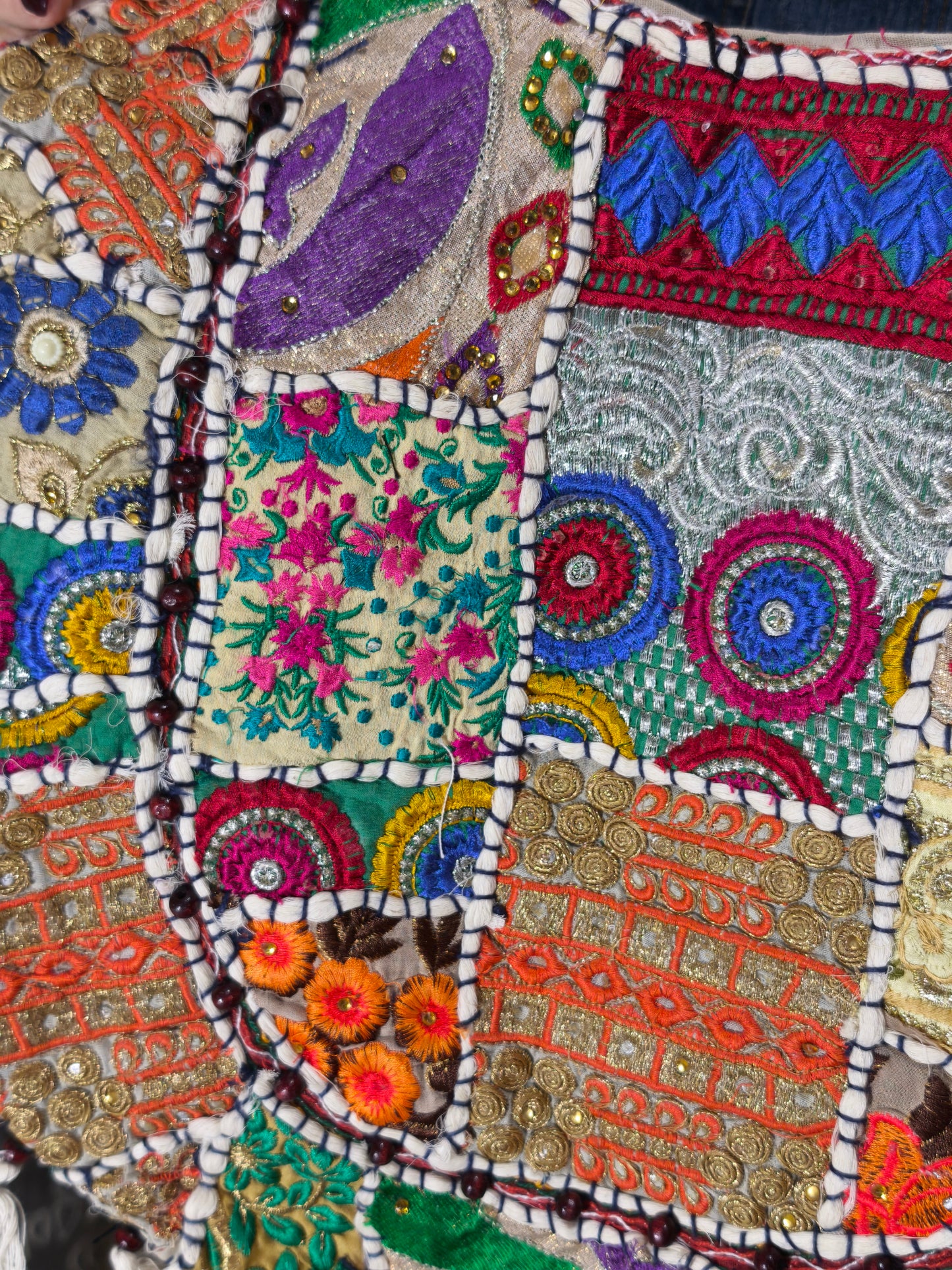 Borsa patchwork fatta a mano India