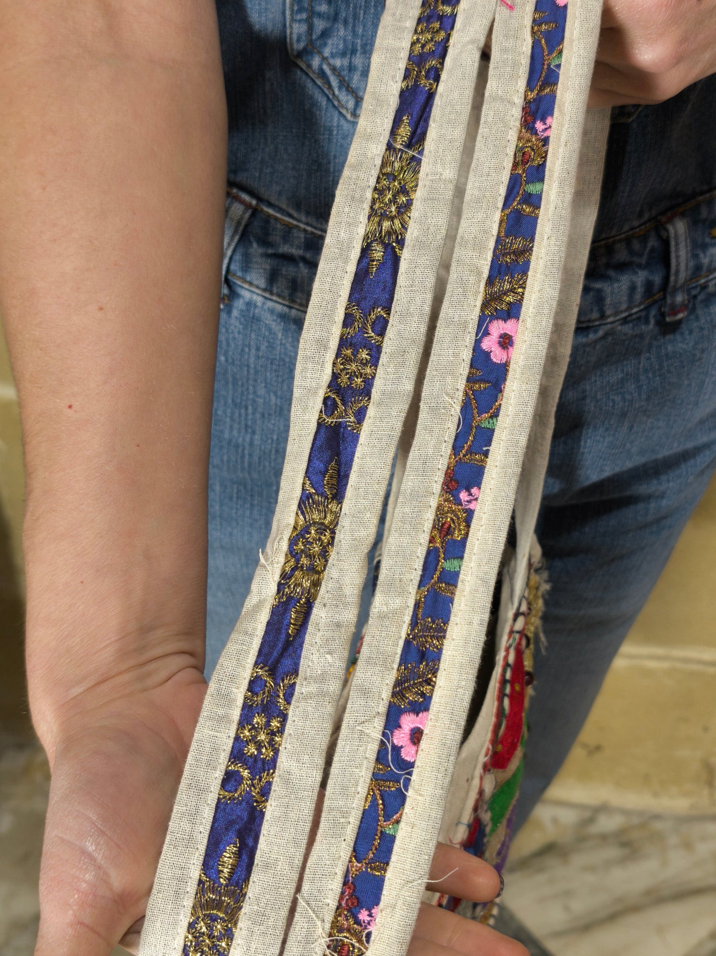 Borsa patchwork fatta a mano India