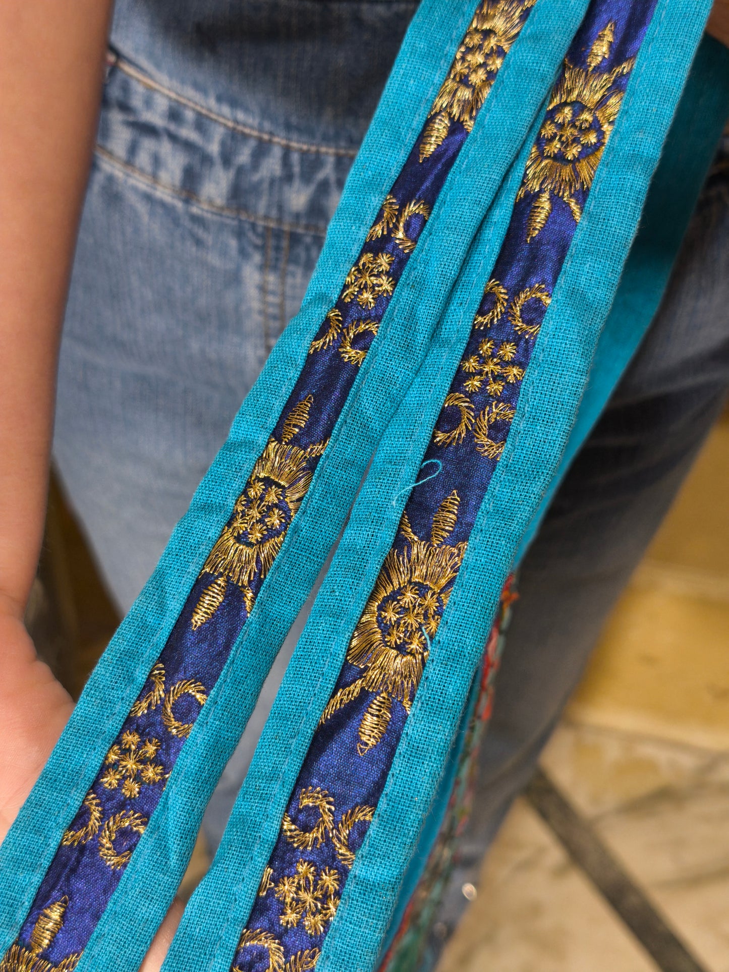 Borsa patchwork fatta a mano India