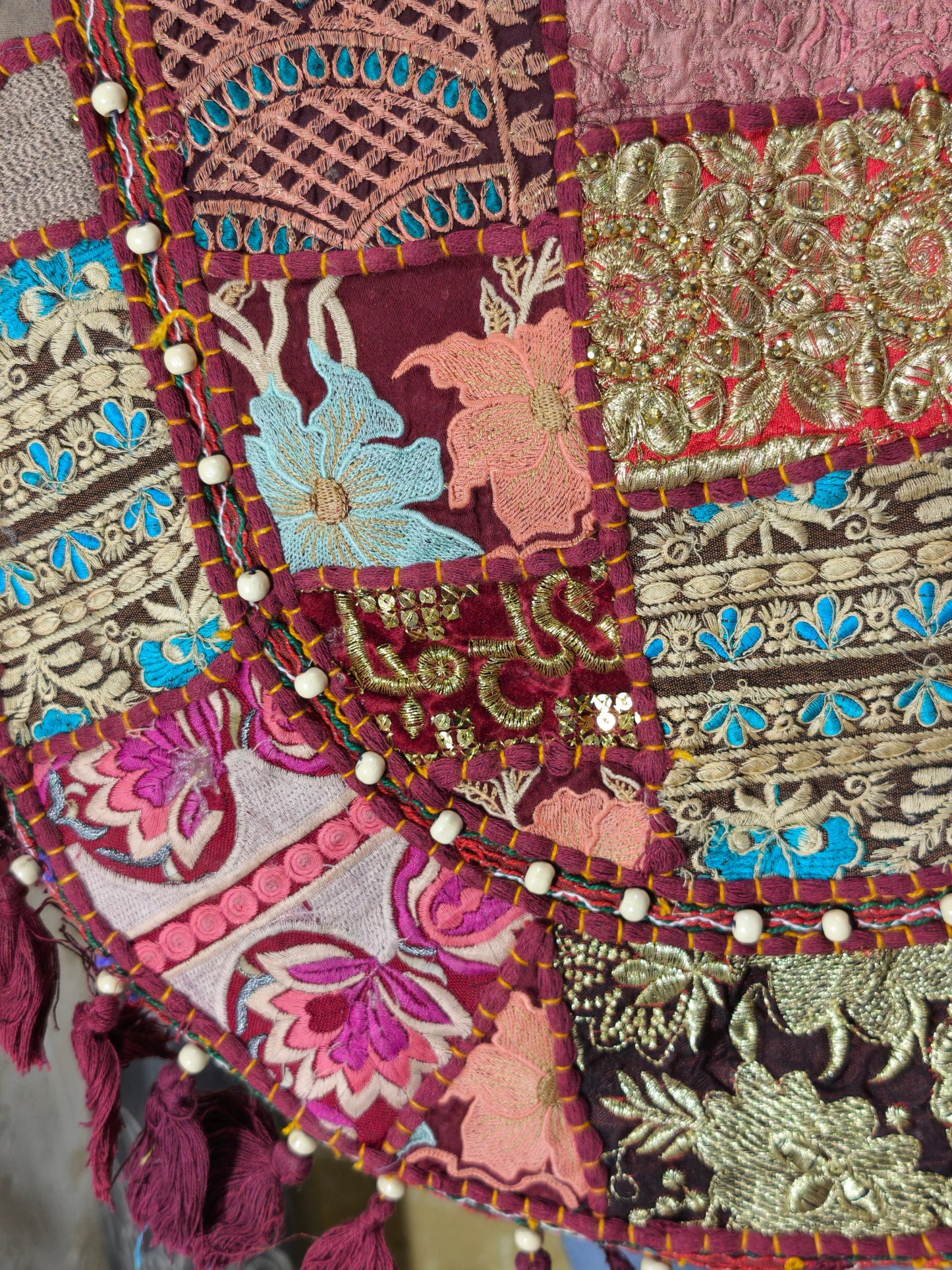 Borsa patchwork fatta a mano India