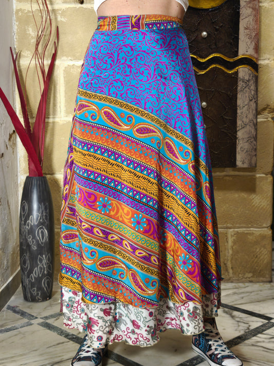 Gonna portafoglio ruota double-face 17K