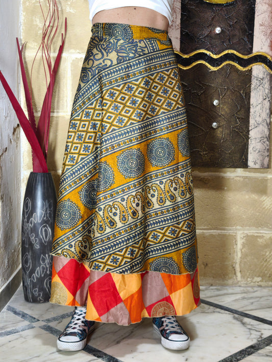 Gonna portafoglio ruota double-face 20K