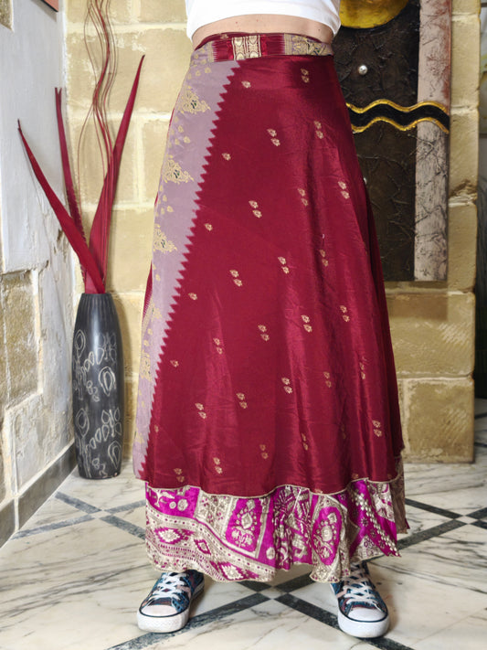 Gonna portafoglio ruota double-face 58K