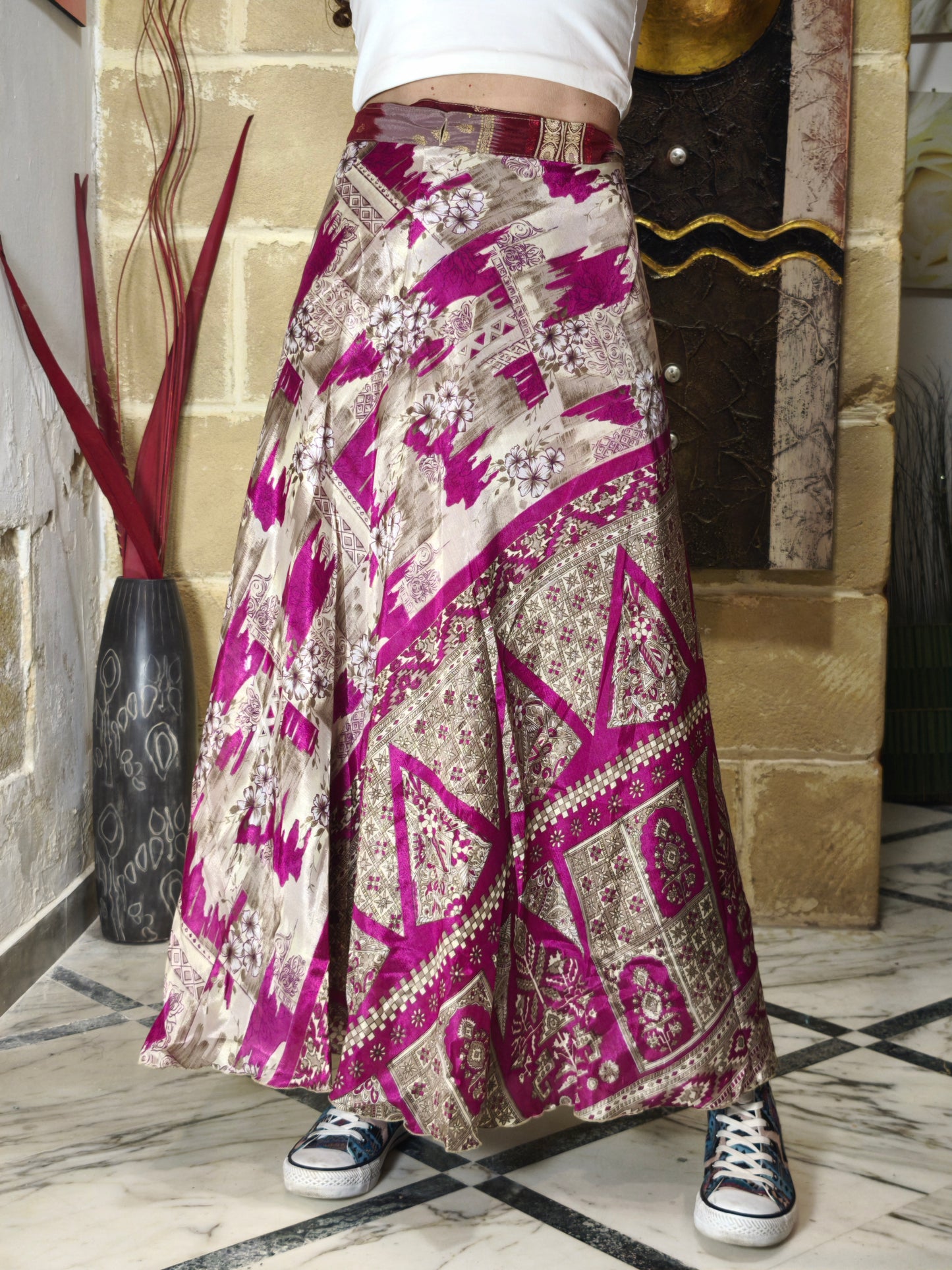 Gonna portafoglio ruota double-face 58K