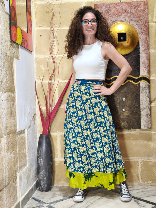 Gonna portafoglio ruota double-face 108K