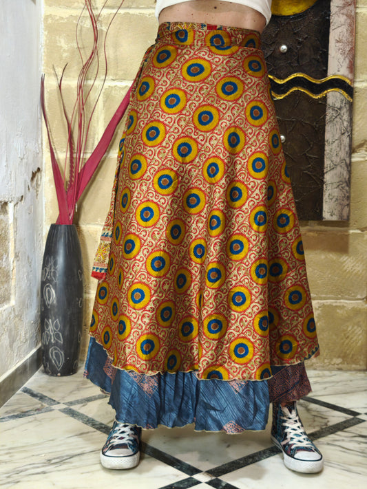 Gonna portafoglio ruota double-face 114K