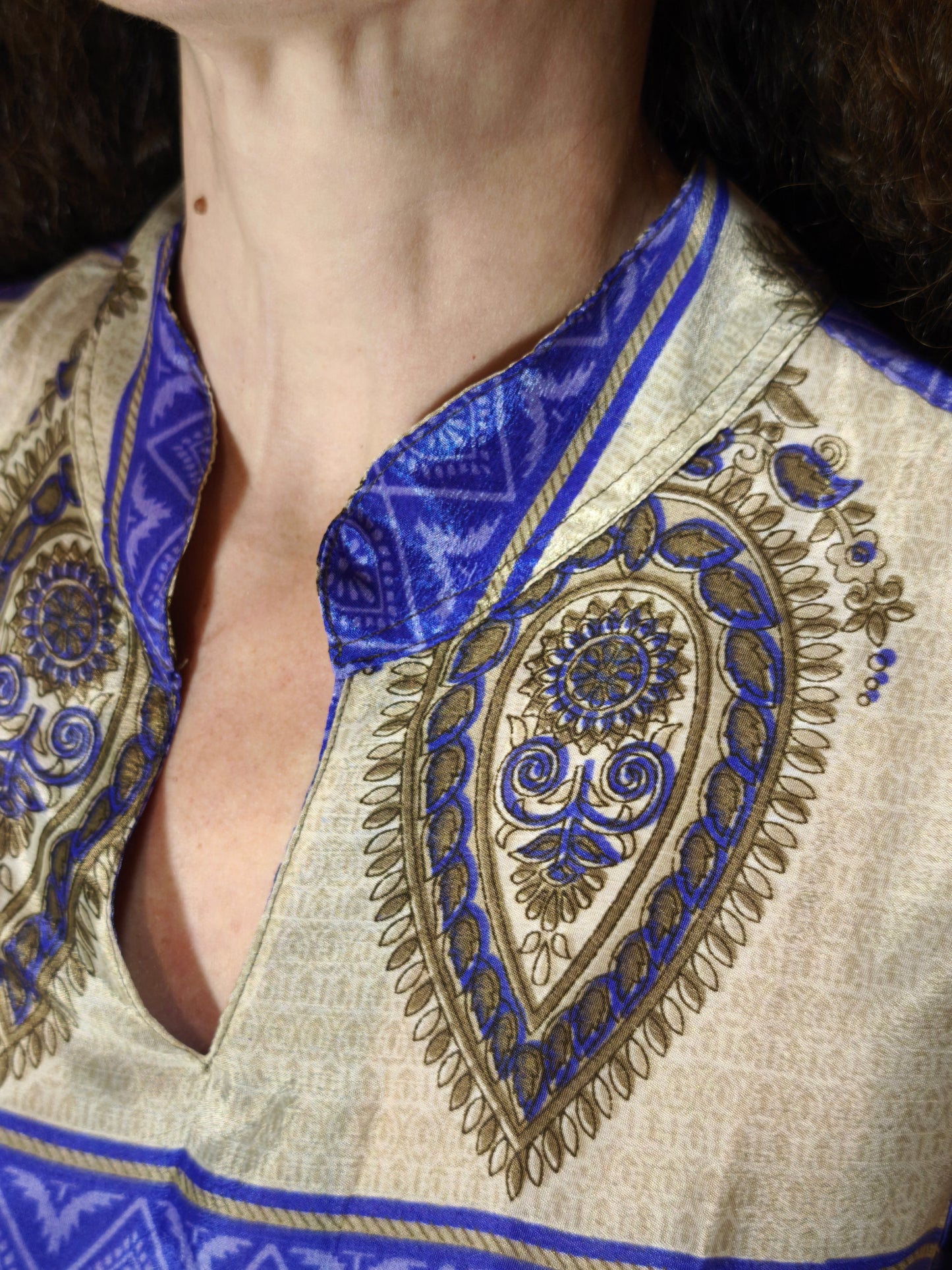 Kurta vintage saree 32B taglia unica