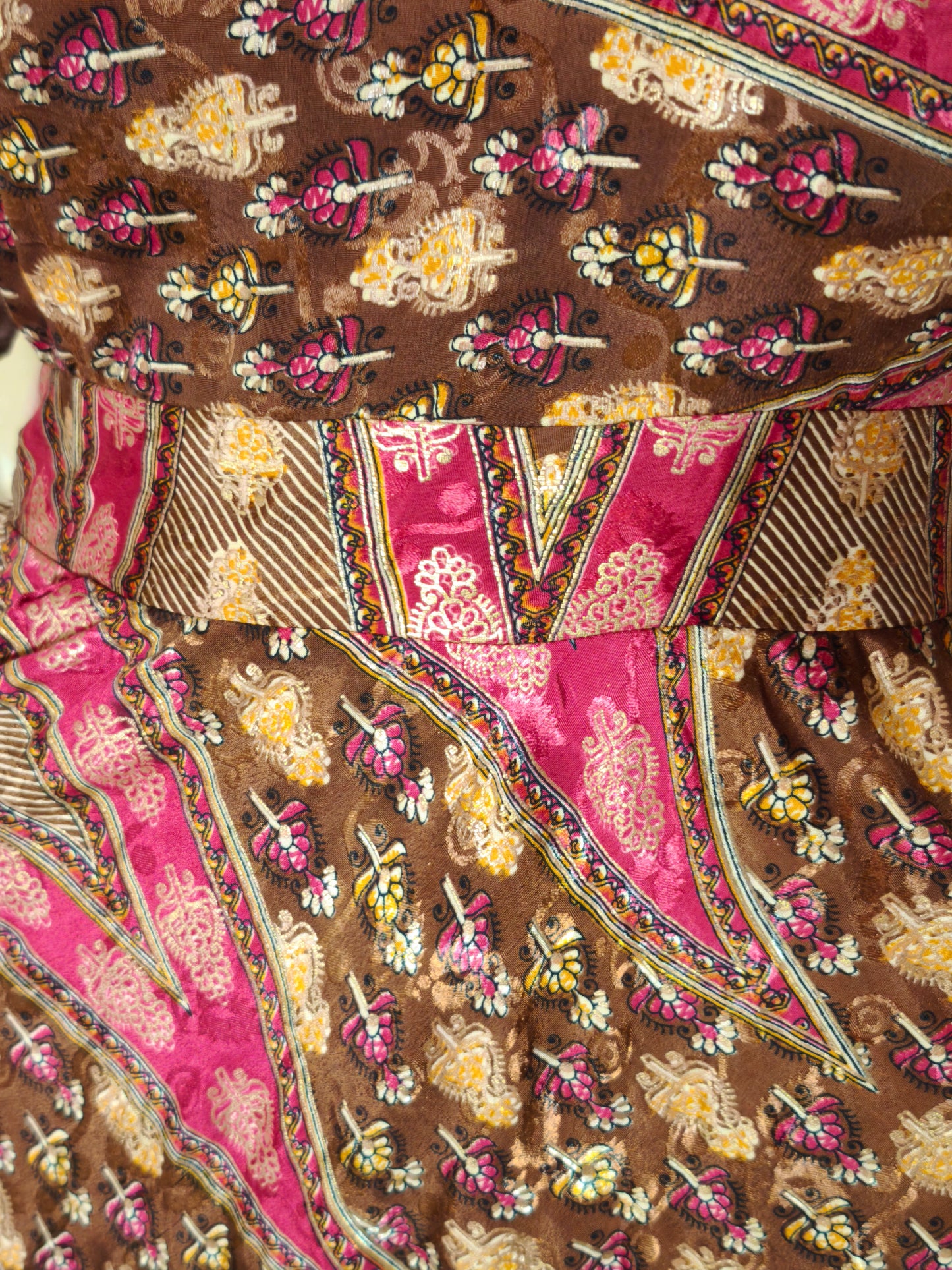 Vestito Diletta vintage saree 38B taglia S/M
