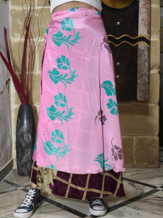 Reversible Full Circle Wrap Skirt 125K