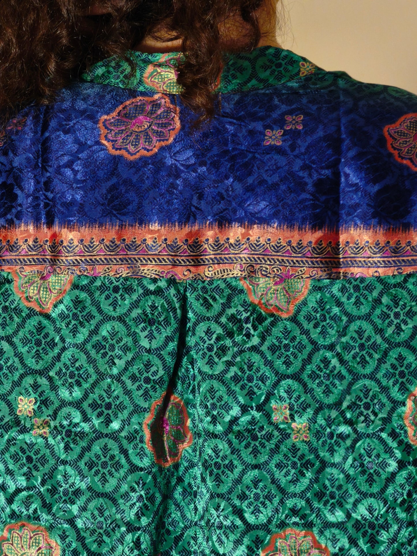 Vestito Peonia vintage saree taglia S/M 5A