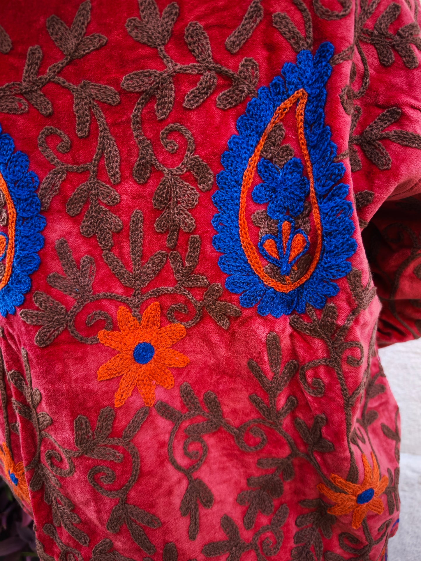 Giacca Velluto Suzani India 20A