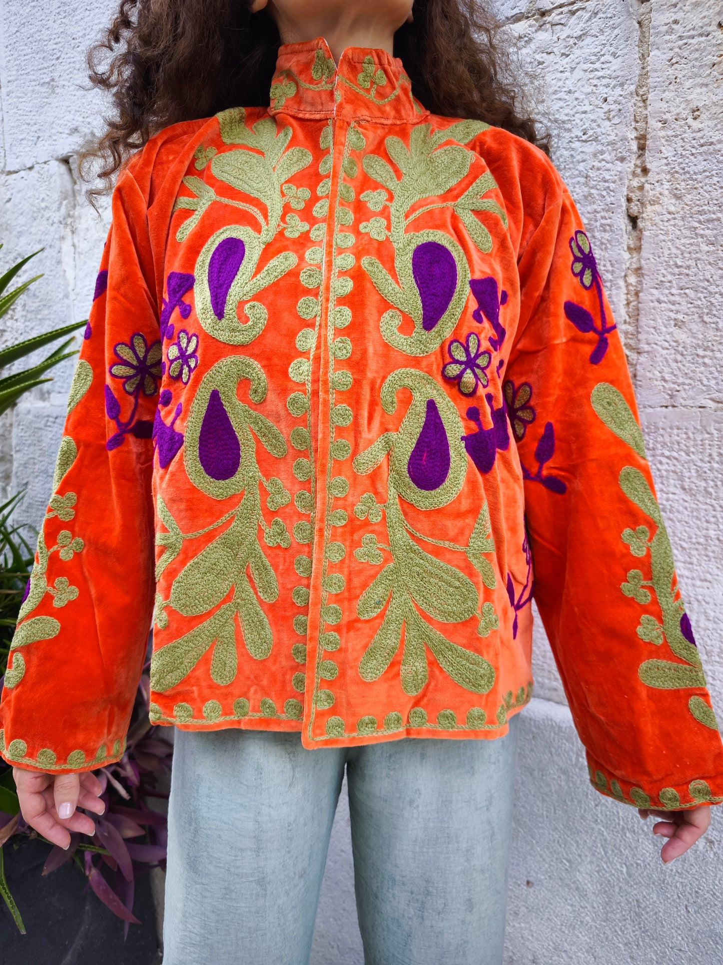 Giacca Velluto Suzani India 21A