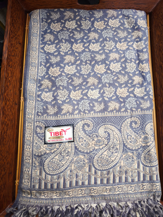 Scialle sciarpa stola Pashmina coperta lana calda YAK Tibet 4E