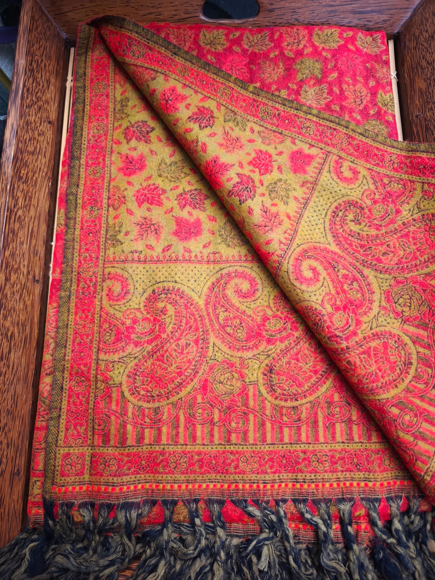 Scialle sciarpa stola Pashmina coperta lana calda YAK Tibet 6E