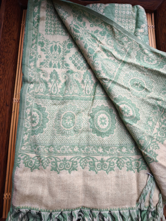 Scialle sciarpa stola Pashmina coperta lana calda YAK Tibet 10E
