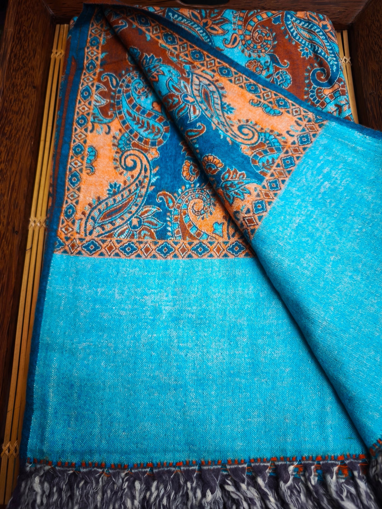 Scialle sciarpa stola Pashmina coperta lana calda YAK Tibet 14E