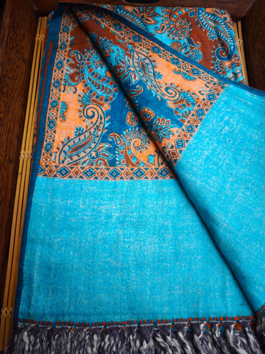 Scialle sciarpa stola Pashmina coperta lana calda YAK Tibet 14E