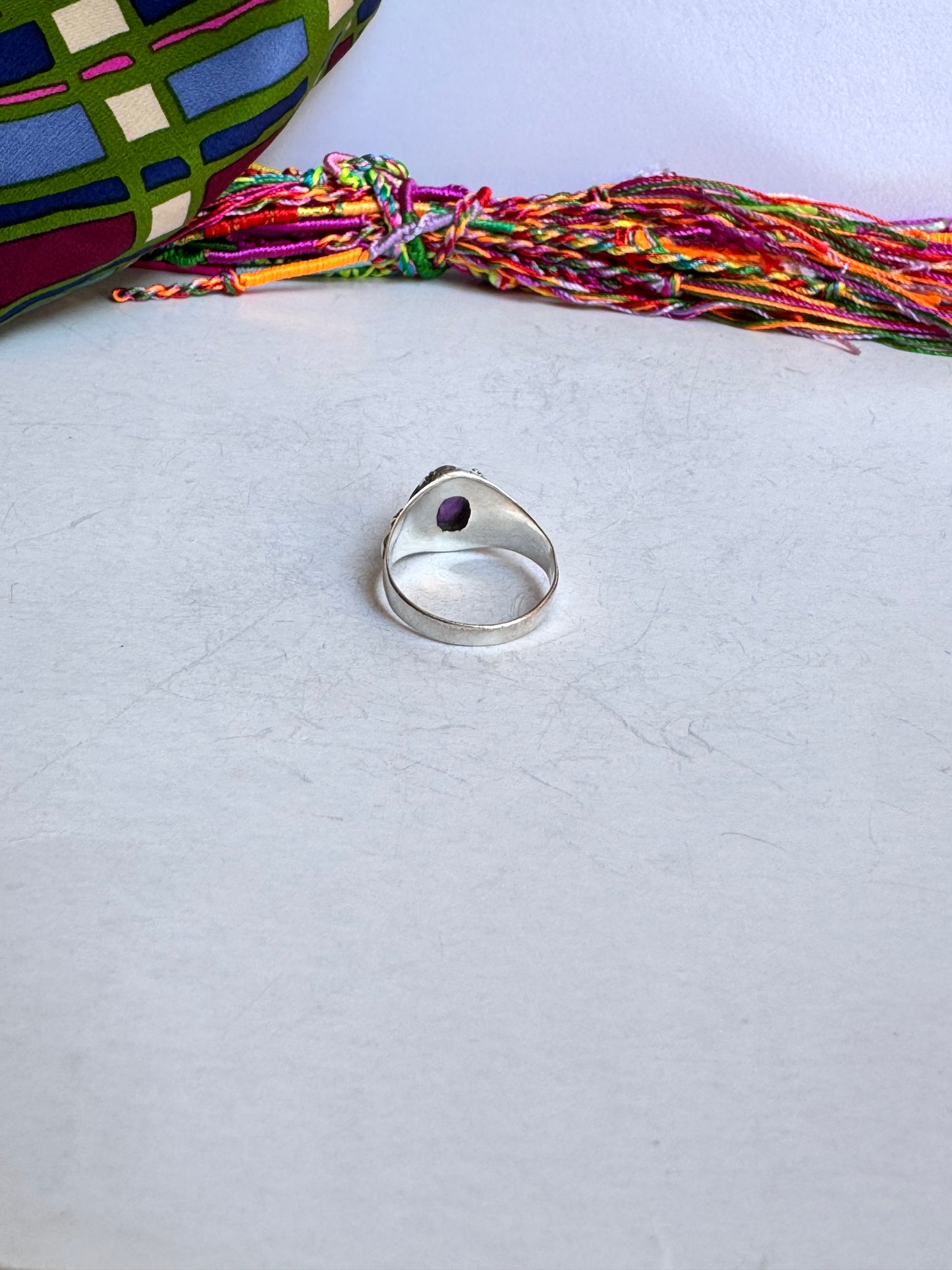 Anello argento 925 ametista misura 22 - 3M