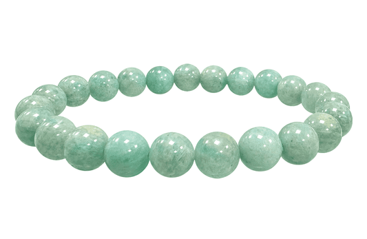 Elastic bracelet Amazonite stones 3A