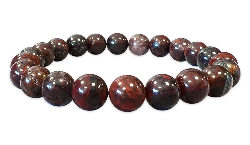 Elastic bracelet jasper stones Breschia breches