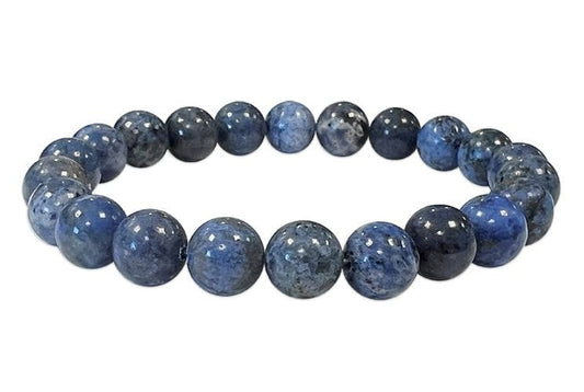 Bracciale elasticizzato pietre dure dumortierite