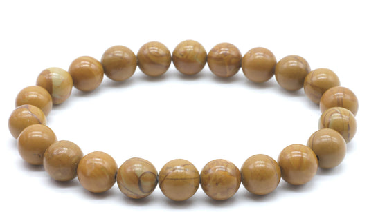 Tiger's eye hematite obsidian hard stone stretch bracelet