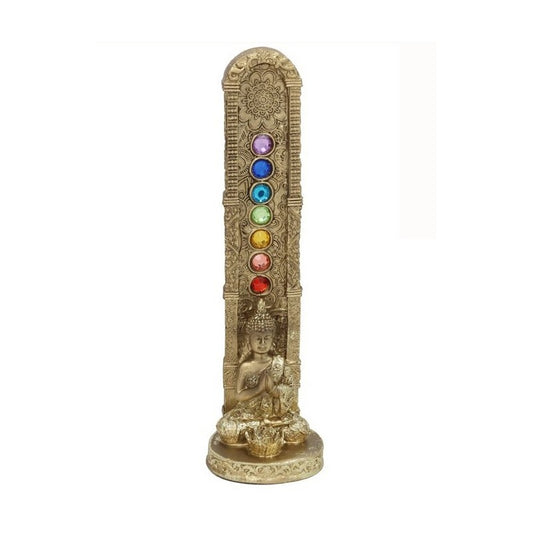 Tempelaltar-Zen-Garten mit Buddha Indien