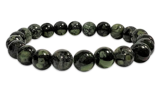 Stretch bracelet with hard stones jasper jasper kambaba