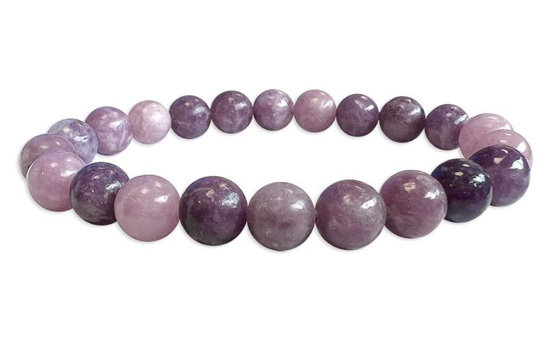 Stretch bracelet with dragon blood jasper stones