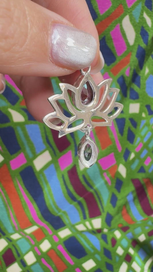 Ciondolo argento 925 mystic stone 12L