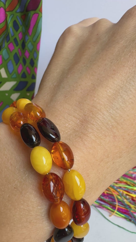 Bracciale ambra baltica 12AB