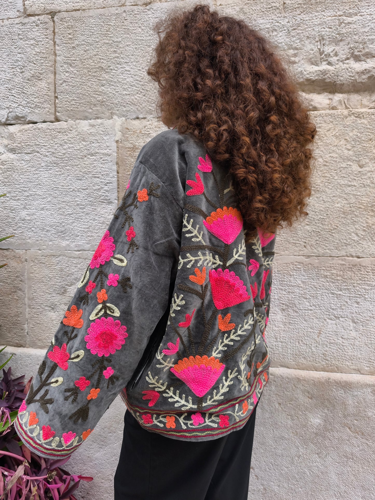 Giacca Velluto Suzani India 17S