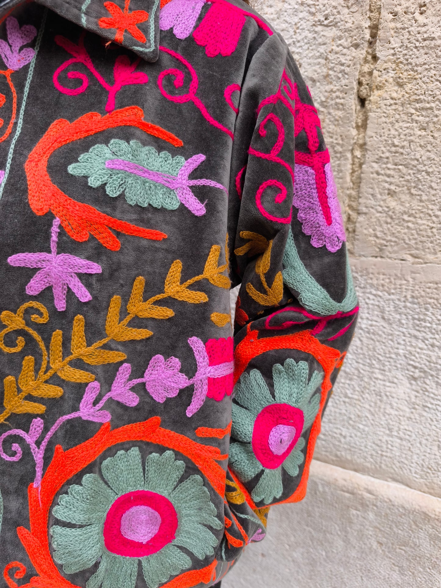 Giacca Velluto Suzani India 25S