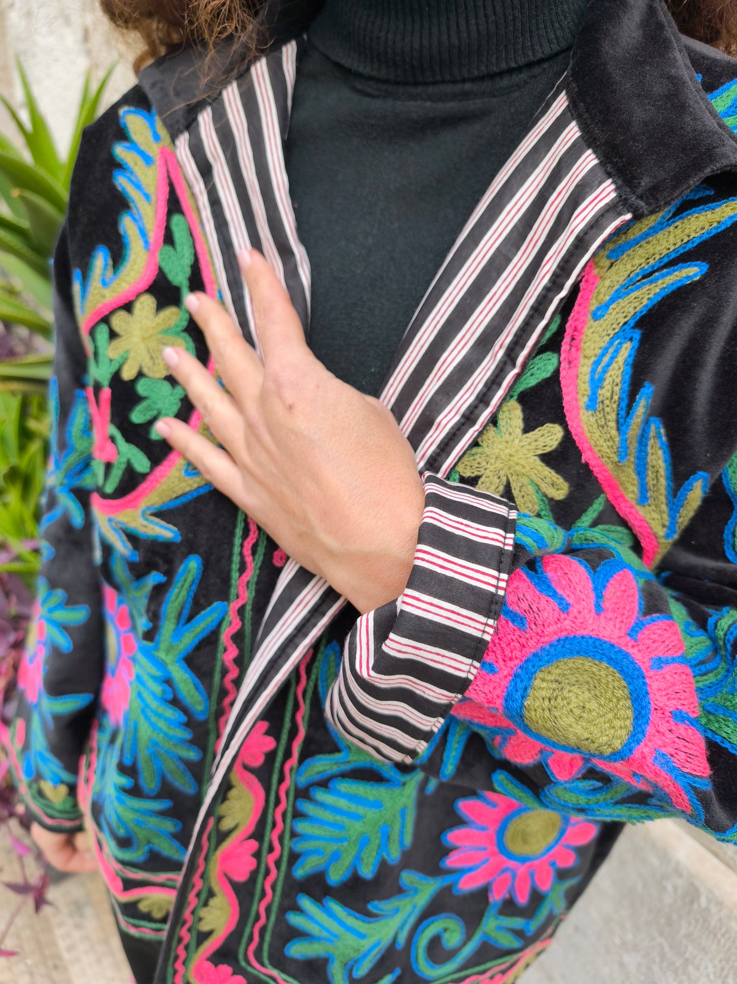 Giacca Velluto Suzani India 18S