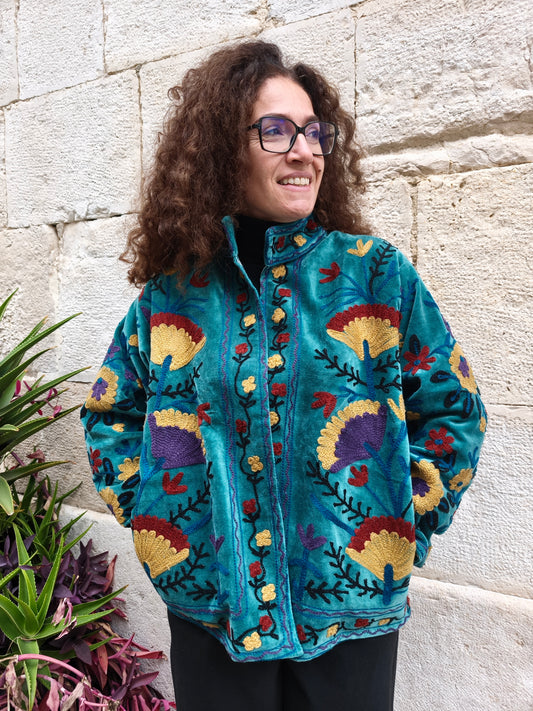 Giacca Velluto Suzani India 21S