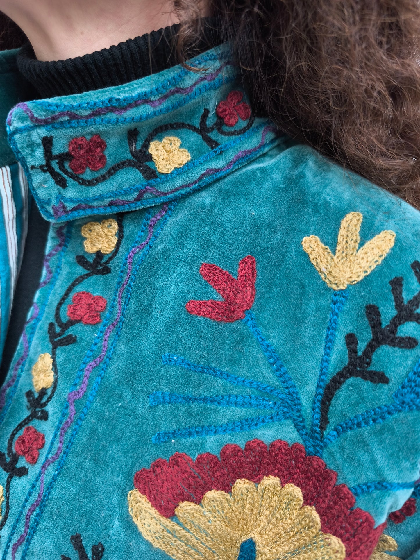 Giacca Velluto Suzani India 21S